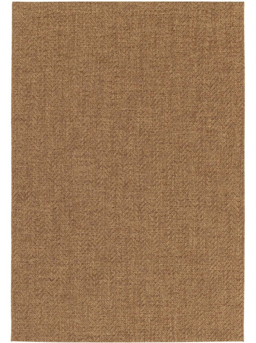 Tapis intérieur/extérieur effet jute coloris caramel Oliver - Kiabi