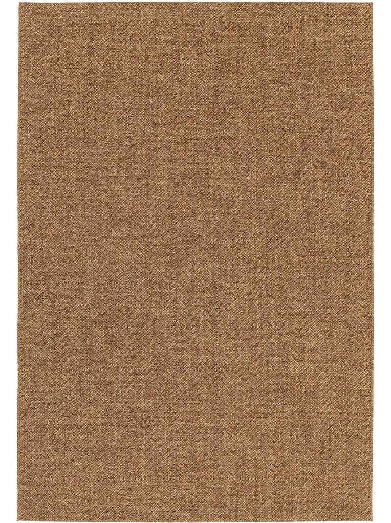 Tapis intérieur/extérieur effet jute coloris caramel Oliver Marron caramel - Kiabi