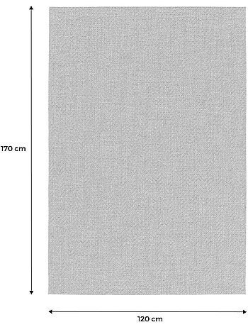 Tapis intérieur/extérieur effet jute coloris caramel oliver