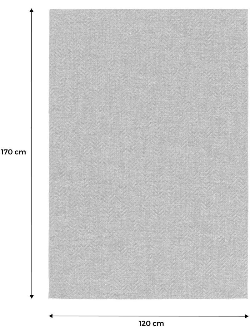 Tapis intérieur/extérieur effet jute coloris caramel oliver Marron - Kiabi