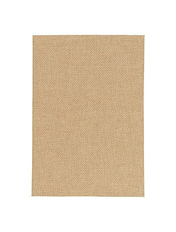 Tapis intérieur/extérieur effet jute coloris naturel Oliver