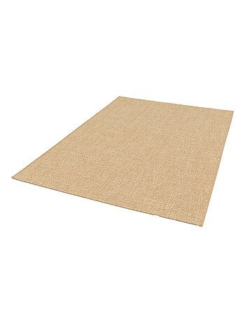 Tapis intérieur/extérieur effet jute coloris naturel Oliver