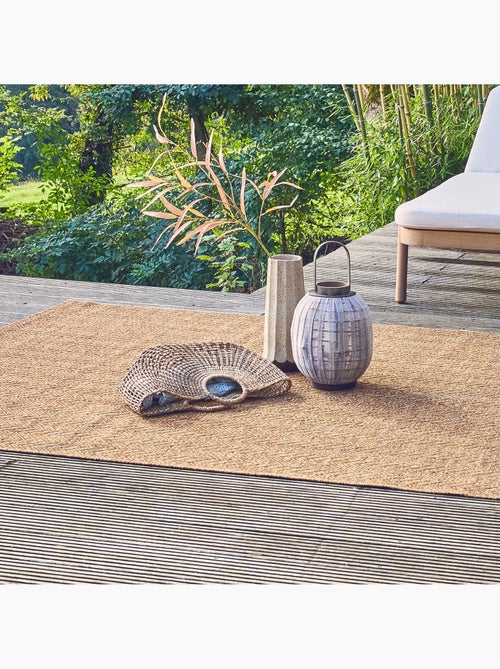Tapis intérieur/extérieur effet jute coloris naturel Oliver - Kiabi