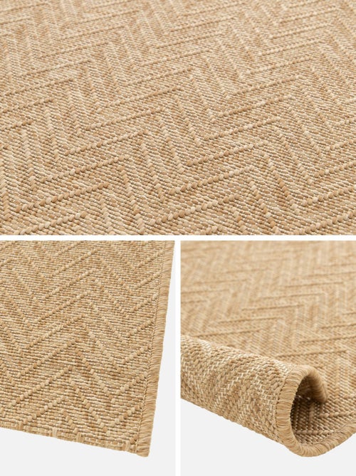 Tapis intérieur/extérieur effet jute coloris naturel Oliver - Kiabi