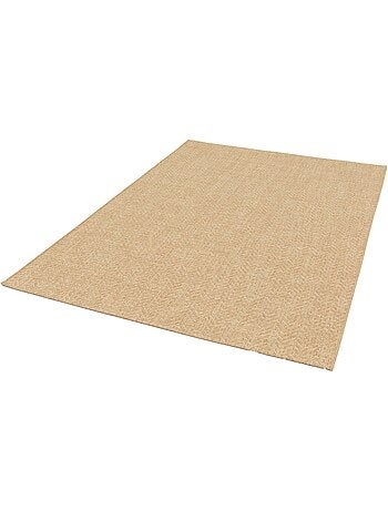 Tapis intérieur/extérieur effet jute coloris naturel oliver