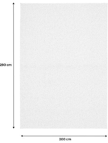 Tapis intérieur/extérieur effet jute coloris naturel oliver