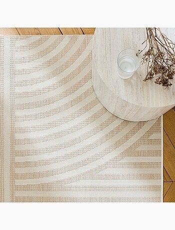 Tapis intérieur/extérieur motif arches beige Bellamy