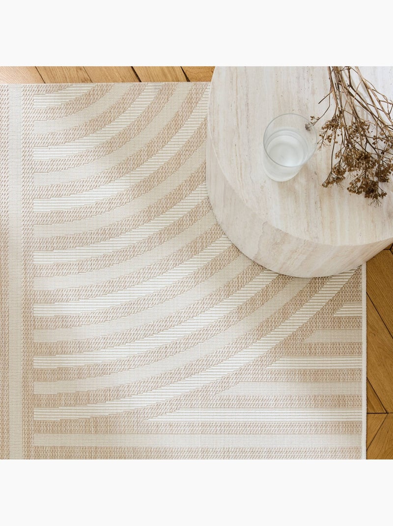 Tapis intérieur/extérieur motif arches beige Bellamy Beige - Kiabi