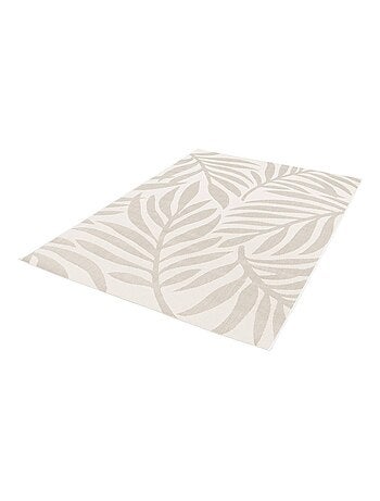 Tapis intérieur/extérieur motif végétal crème, beige Kate