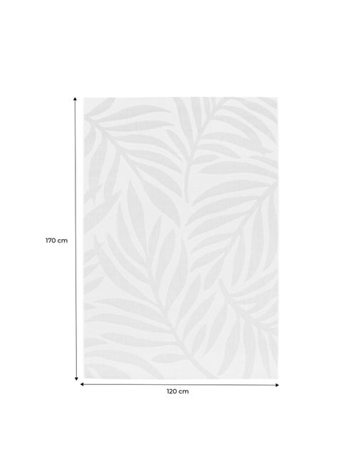 Tapis intérieur/extérieur motif végétal crème, beige Kate - Kiabi