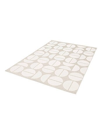 Tapis intérieur/extérieur motifs géométriques crème, beige Megan