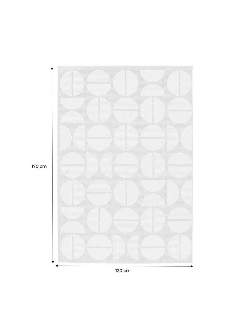 Tapis intérieur/extérieur motifs géométriques crème, beige  Megan Beige - Kiabi