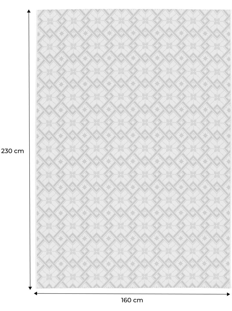 Tapis intérieur/extérieur vintage crème beige vert Angie Multicolore - Kiabi