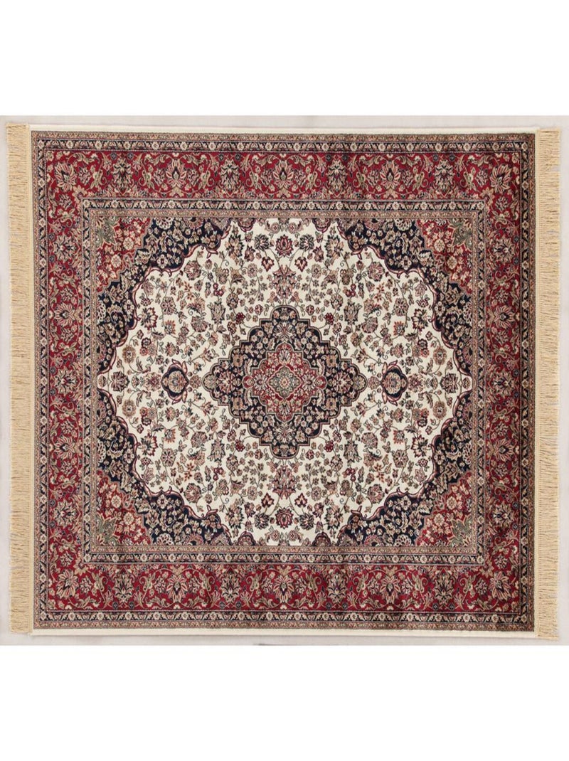 Tapis ivoire style oriental pour salon rectangle Clifden Ivoire - Kiabi