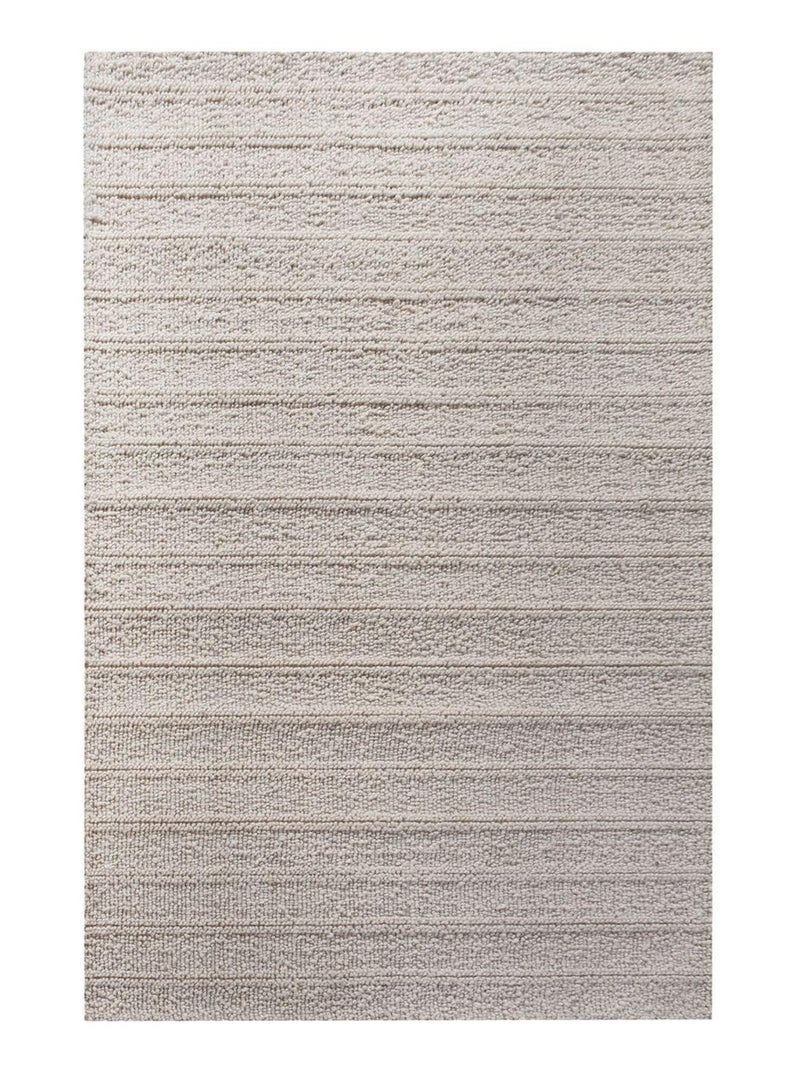 Tapis ivoire tissé à la main 160 x 230 cm - House Nordic Blanc - Kiabi
