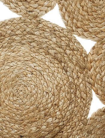 Tapis jute ajouré 80 cm