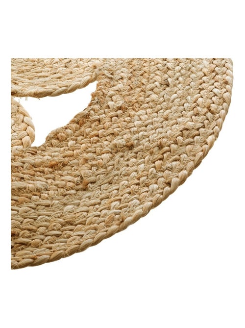 Tapis jute ajouré 80 cm - Kiabi
