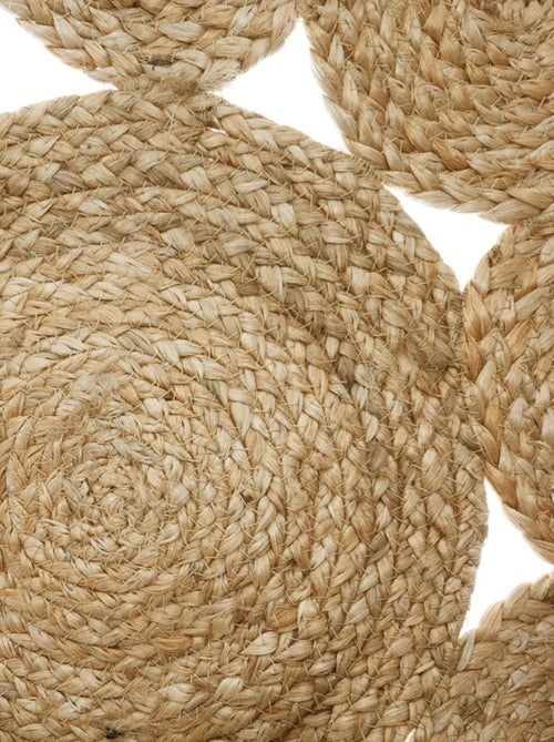 Tapis jute ajouré 80 cm - Kiabi