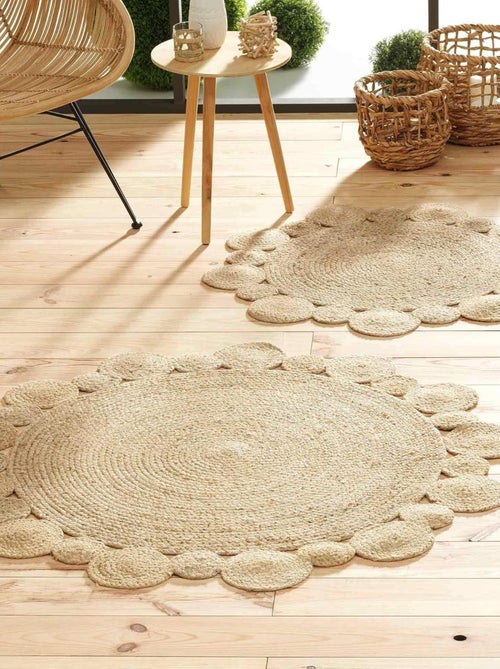 Tapis Jute Ajouré Cordou Douceur d'Intérieur - Kiabi