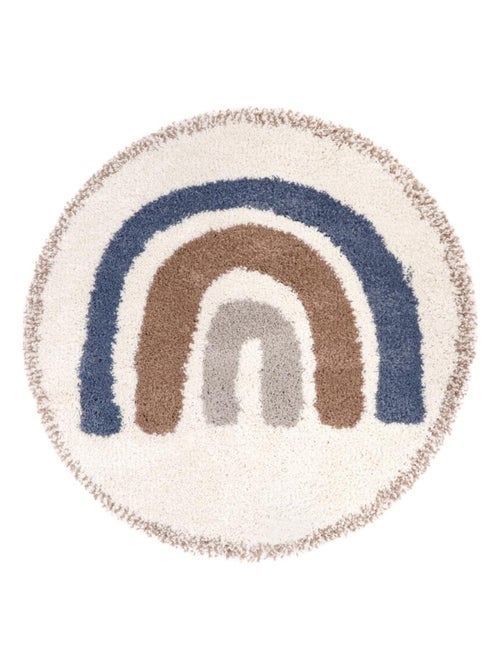 Tapis Jute Arc en Ciel Bohemian Rainbow en polypropylène - Kiabi