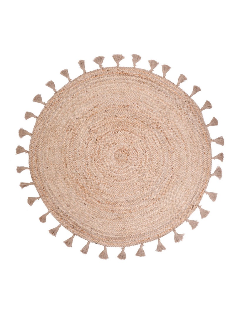 Tapis Jute Else en Jute Beige - Kiabi