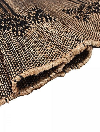 Tapis jute fait à la main motif oriental TLIPO