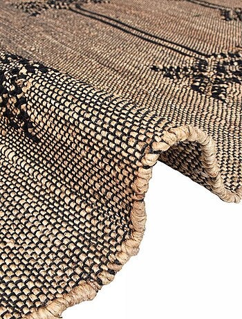 Tapis jute fait à la main motif oriental TLIPO