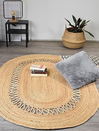 Tapis jute fait main jutoval