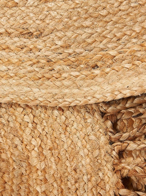 Tapis jute fait main jutoval - Kiabi