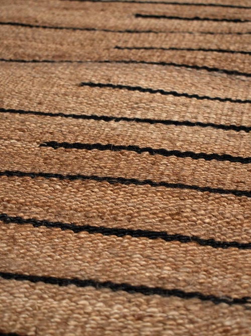 Tapis jute fait main motif simple TASNIM - Kiabi