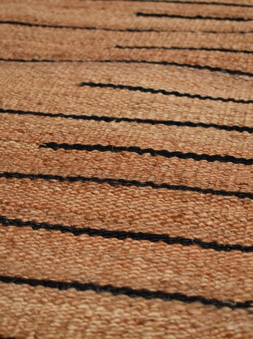 Tapis jute fait main motif simple TASNIM - Kiabi