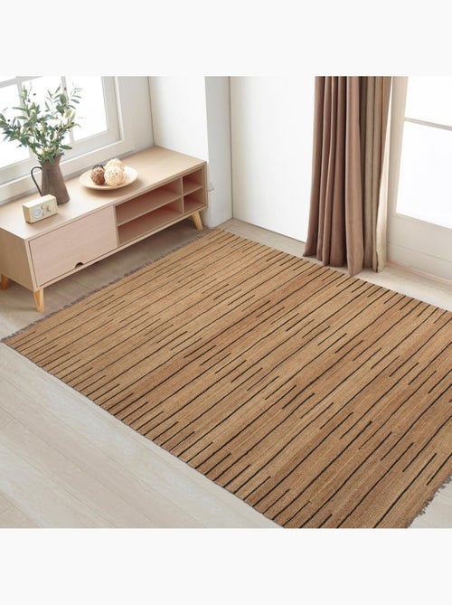 Tapis jute fait main motif simple TASNIM - Kiabi