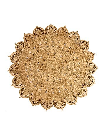 Tapis jute Kolkata Ø120cm