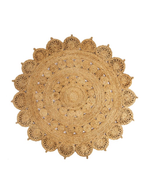 Tapis jute Kolkata Ø120cm - Kiabi