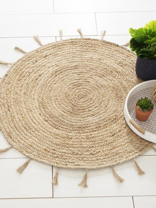 Tapis jute lurex Cosy 80 cm - Kiabi