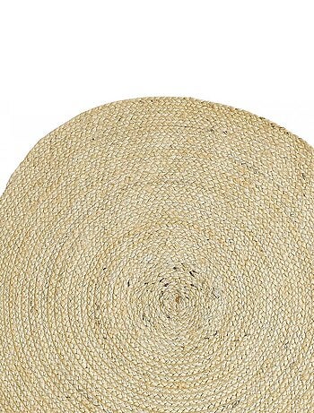 Tapis jute tissé motif uni AGO