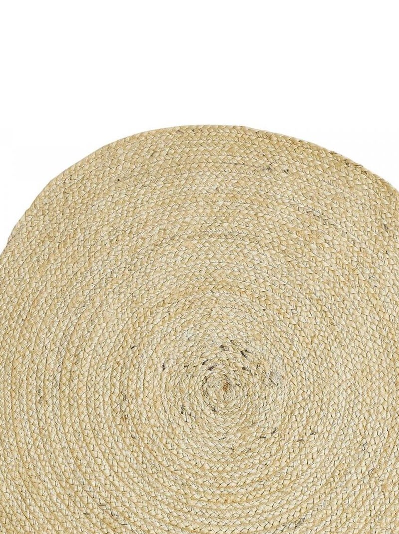 Tapis jute tissé motif uni AGO Beige - Kiabi