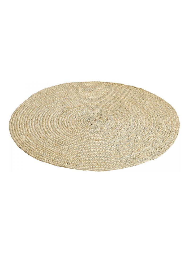 Tapis jute tissé motif uni AGO Beige - Kiabi
