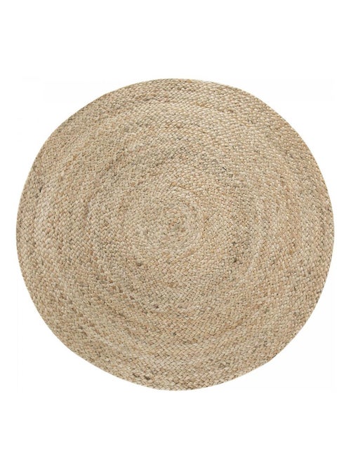 Tapis jute tissé motif uni MENDE - Kiabi