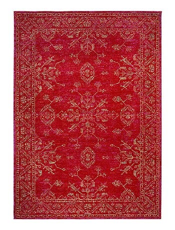 Tapis salon rouge 160x230 Madila