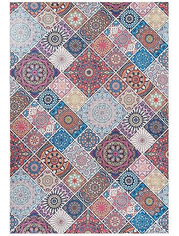 Tapis kilim à motif géométrique authentique, lyn11 boheme