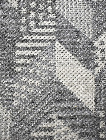 Tapis kilim fait à la main en coton motif géométrique