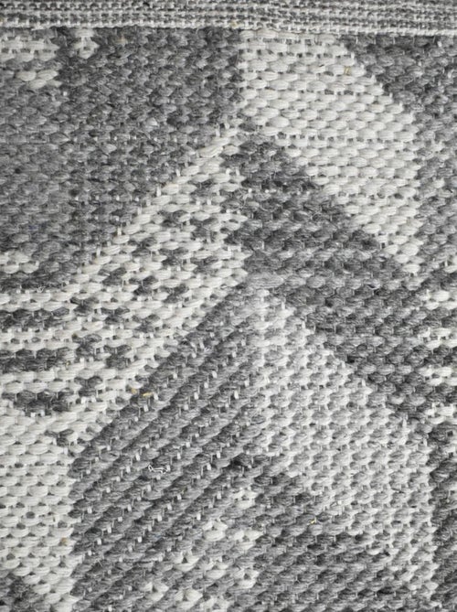 Tapis kilim fait à la main en coton motif géométrique - Kiabi