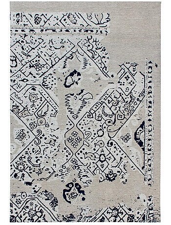 Tapis kilim fait à la main en coton motif géométrique