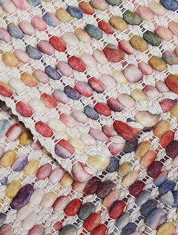 Tapis kilim fait à la main en laine motif ethnique