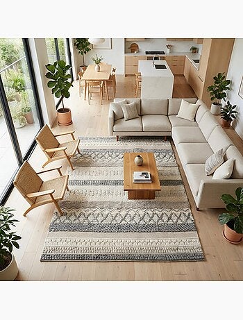 Tapis kilim fait à la main motif ethnique ESPARIA