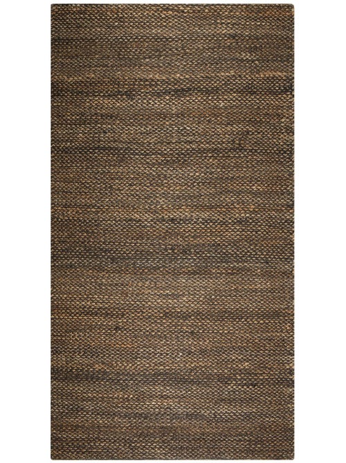 Tapis kilim fait main en chanvre motif uni LOOK 607 - Kiabi