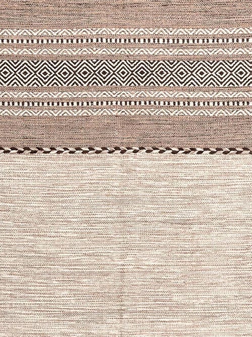 Tapis kilim fait main en coton motif ethnique LYN46 TIVE - Kiabi