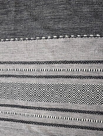 Tapis kilim fait main en coton motif ethnique LYN46 TIVE