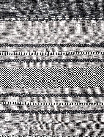 Tapis kilim fait main en coton motif ethnique LYN46 TIVE